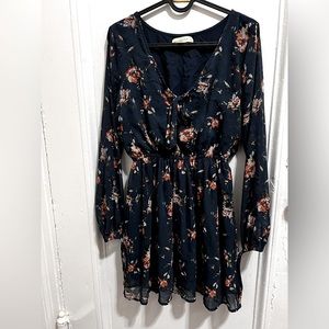 Abercrombie & Fitch Navy floral dress
